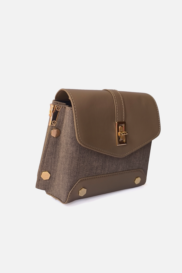 Luxury Tweed Flip‑Top Crossbody