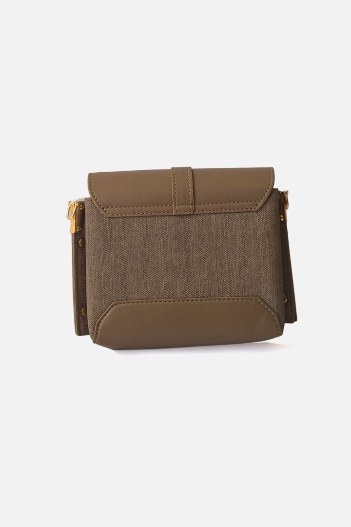 Luxury Tweed Flip‑Top Crossbody