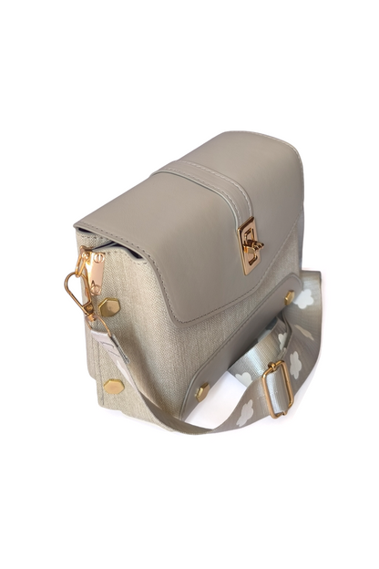 Luxury Tweed Flip‑Top Crossbody