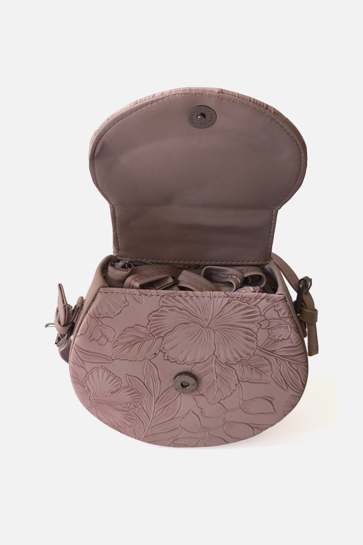FloraMuse Embossed Mini Bag