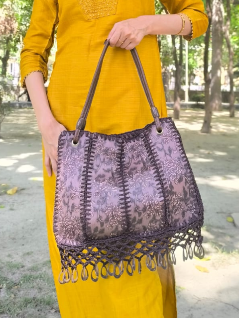 Bloom Crochet Tote